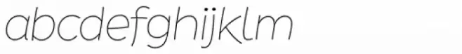 DR Agu Sans Thin Italic