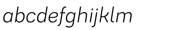 Dudek Light italic Round