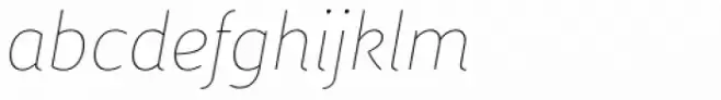Dupla Thin Italic