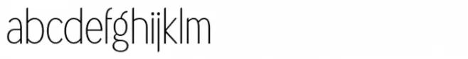 Dupont Gothic Condensed Extralight