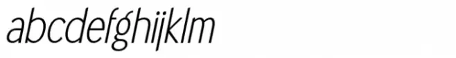 Dupont Gothic Condensed Light Oblique