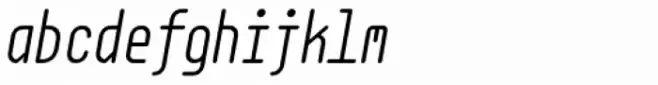 EB Base Mono Book Italic