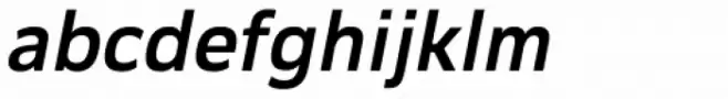 EB Corp Semi Bold Oblique