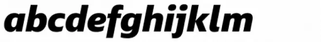 Ebony Extrabold Italic