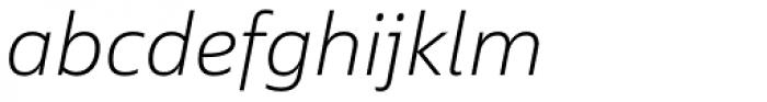 Ebony Thin Italic