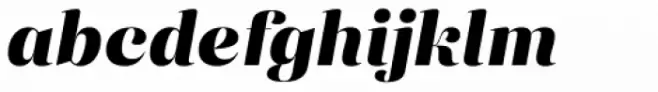 Eckhart Display Extra Bold Italic