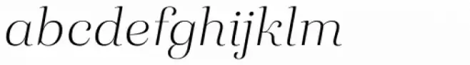 Eckhart Display Light Italic