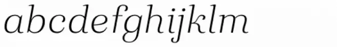 Eckhart Headline Light Italic