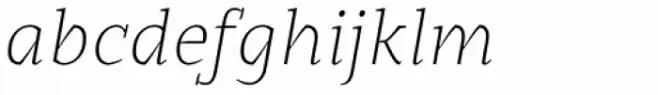 Edicia Thin Italic