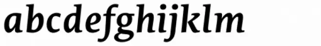 Edit Serif Cyrillic Semi Bold Italic