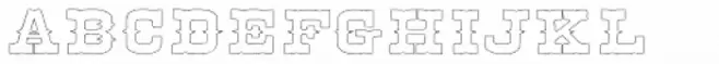 Egiptian Ornamented N3 Outline