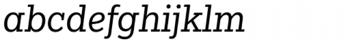 Egyptian Slate Pro Book Italic