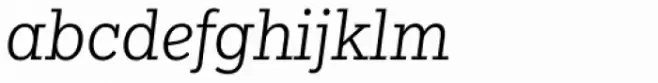 Egyptian Slate Pro Light Italic