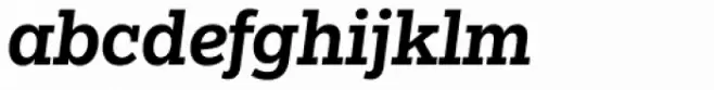 Egyptian Slate Pro Medium Italic