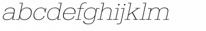 Egyptienne Extra Light Extra Wide Oblique