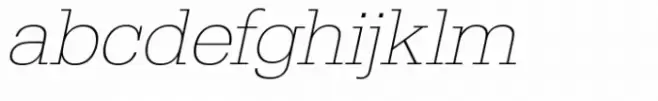 Egyptienne Extra Light Wide Oblique