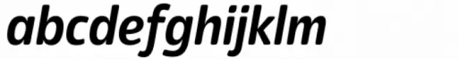 Eigerdals Condensed Bold Italic