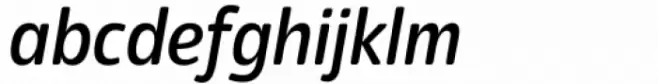 Eigerdals Condensed Medium Italic
