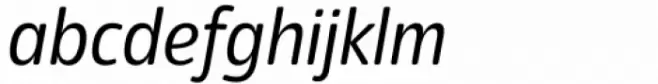 Eigerdals Condensed Regular Italic