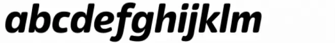 Eigerdals Extended Black Italic