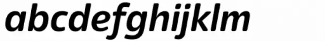 Eigerdals Extended Bold Italic