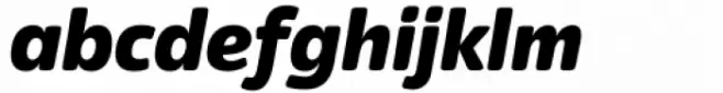 Eigerdals Extended Heavy Italic