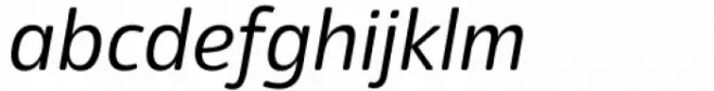 Eigerdals Extended Regular Italic