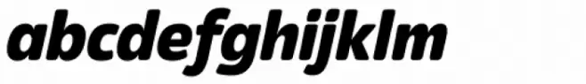 Eigerdals Heavy Italic