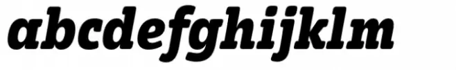 Eigerdals Slab Condensed Black Italic