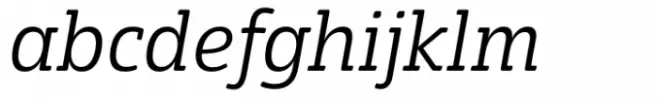 Eigerdals Slab Extra Book Italic
