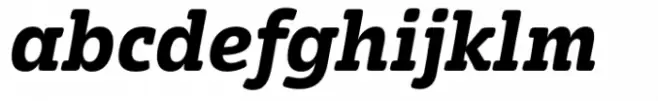 Eigerdals Slab Extra Ex Bold Italic