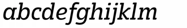 Eigerdals Slab Extra Medium Italic