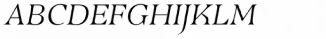 Eirlys Small Caps Light Italic