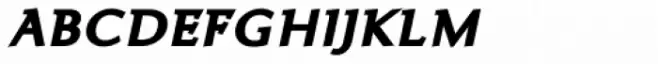 Ela Demiserif Black Caps Italic