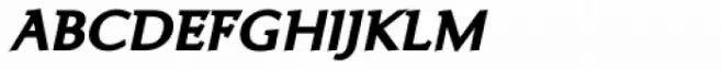 Ela Demiserif ExtraBold Caps Italic
