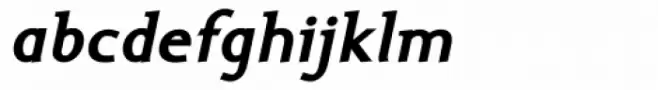 Ela Demiserif ExtraBold Italic
