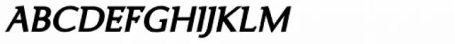 Ela Demiserif SemiBold Caps Italic