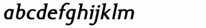 Ela Demiserif SemiBold Italic