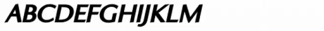 Ela Sans ExtraBold Caps Italic