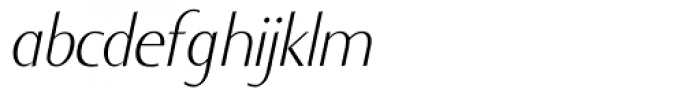 Ela Sans ExtraLight Italic