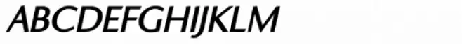 Ela Sans SemiBold Caps Italic