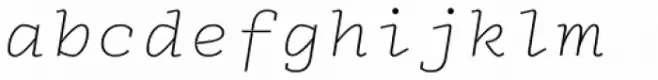 Electrica Thin Italic