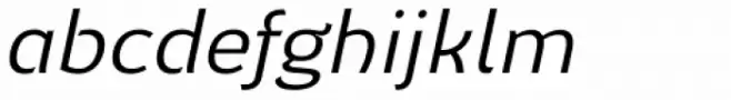 Elen Sans Semi Light Italic