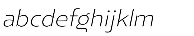 Elioth Extra Light Italic