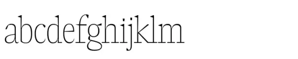 Elvira Serif Thin