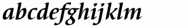 Elysa EF Bold Italic OsF