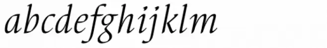 Elysa EF Light Italic