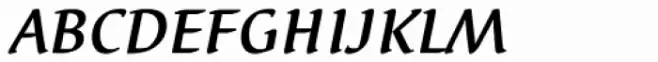 Elysa EF Medium Italic SC