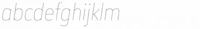 Elysio Hairline Italic