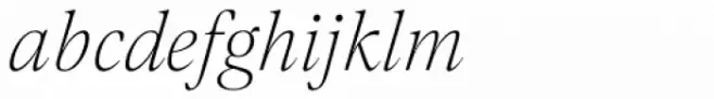 Empira Thin Italic
